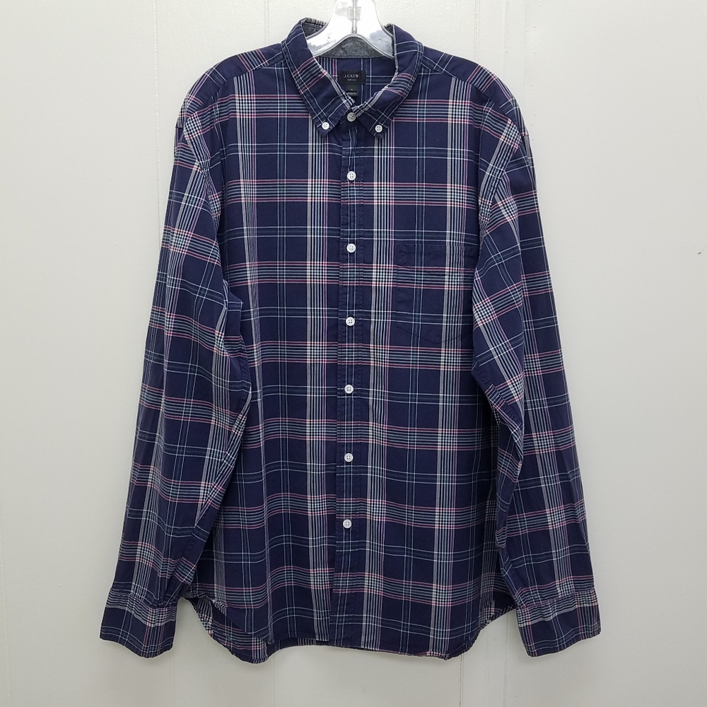 J. Crew Tartan Button Down Long Sleeve Plaid Shirt